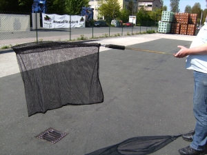 Fangnetz für Kleintiere verschließbar